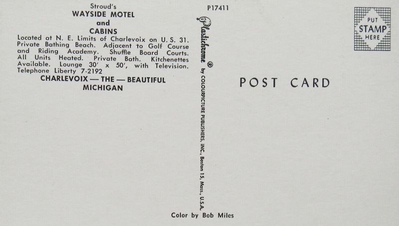 Strouds Cabins and Wayside Motel - Vintage Postcard (newer photo)